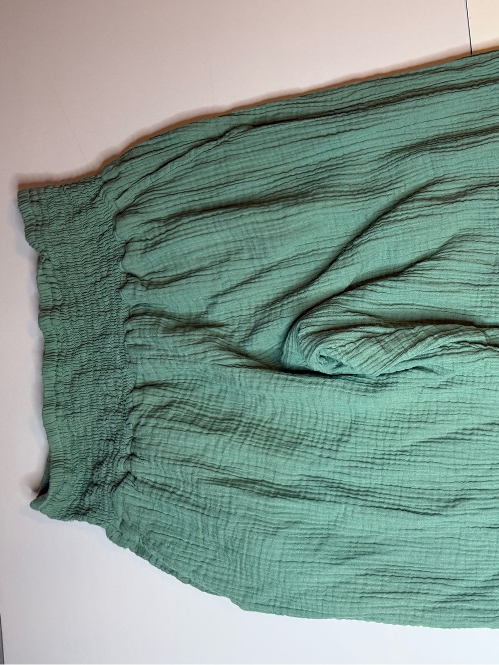 Lotus & Luna sea foam green 100% cotton pants - Picture 4 of 4